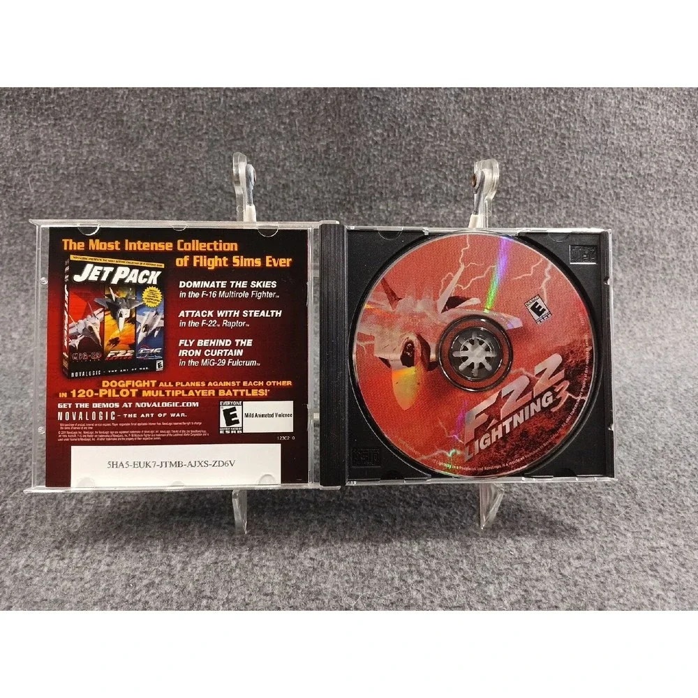 Lot Of 3 Star Command Revolution - F-22 Lightning - Mission Impossible PC CD-ROM